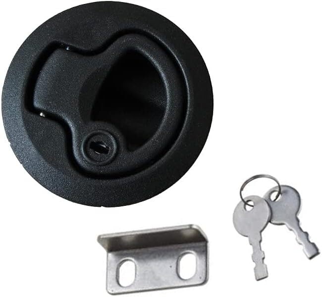 PLASTIC TURNING LOCK 61mm BLACK PLASTIC TURNING LOCK 61mm BLACK