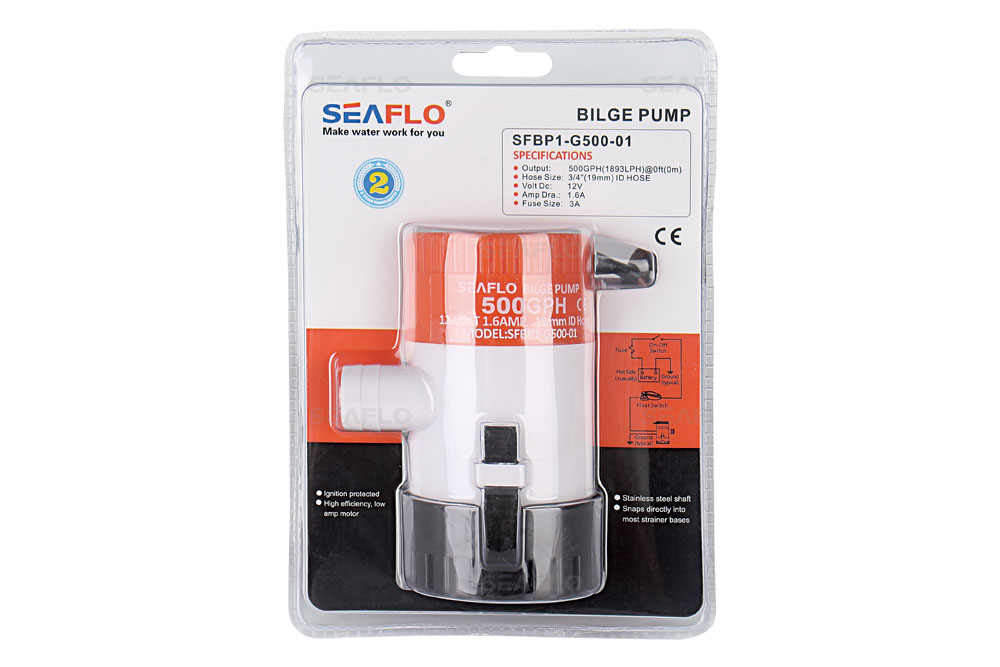 SEAFLO 01 Series 1100GPH Seaflo Bilge Pump 12V